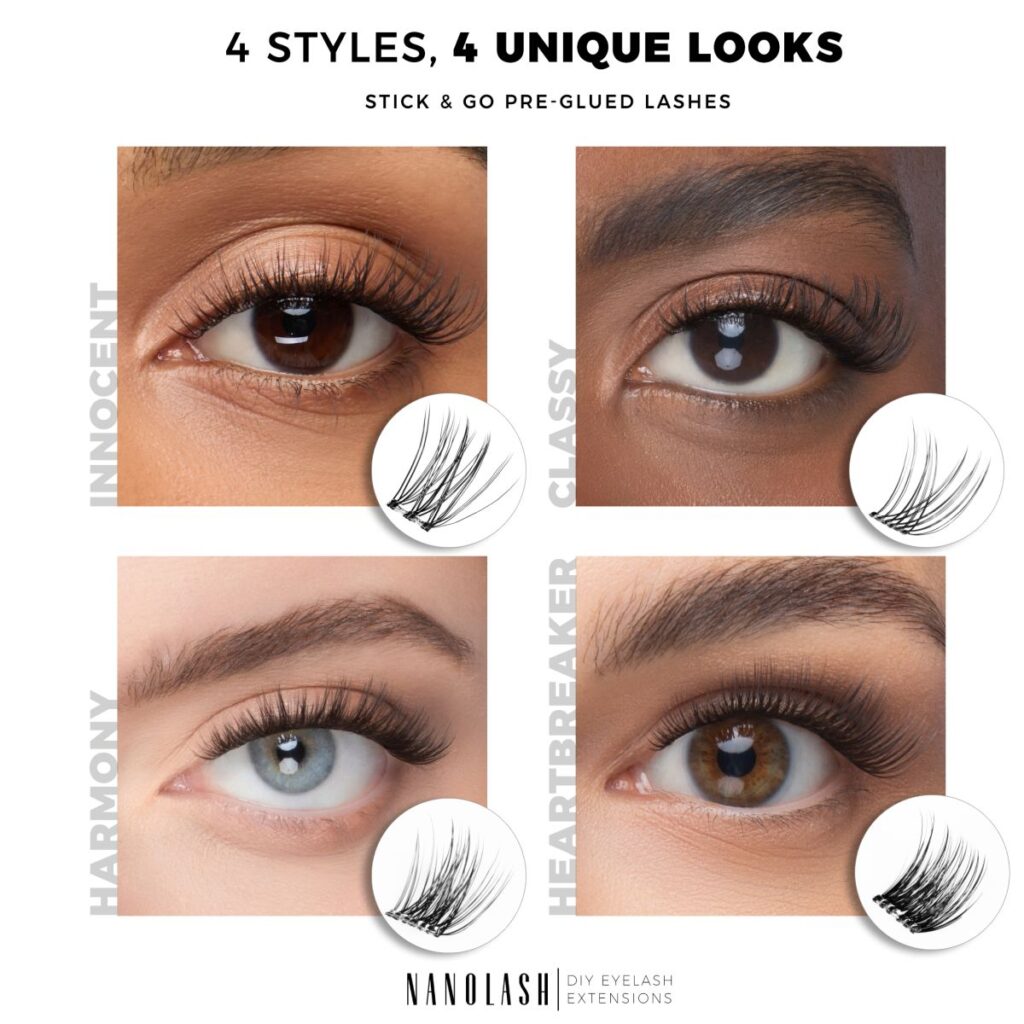 nanolash förlimmade ögonfransar